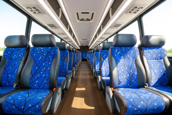 Pompano Beach Charter Bus Inside
