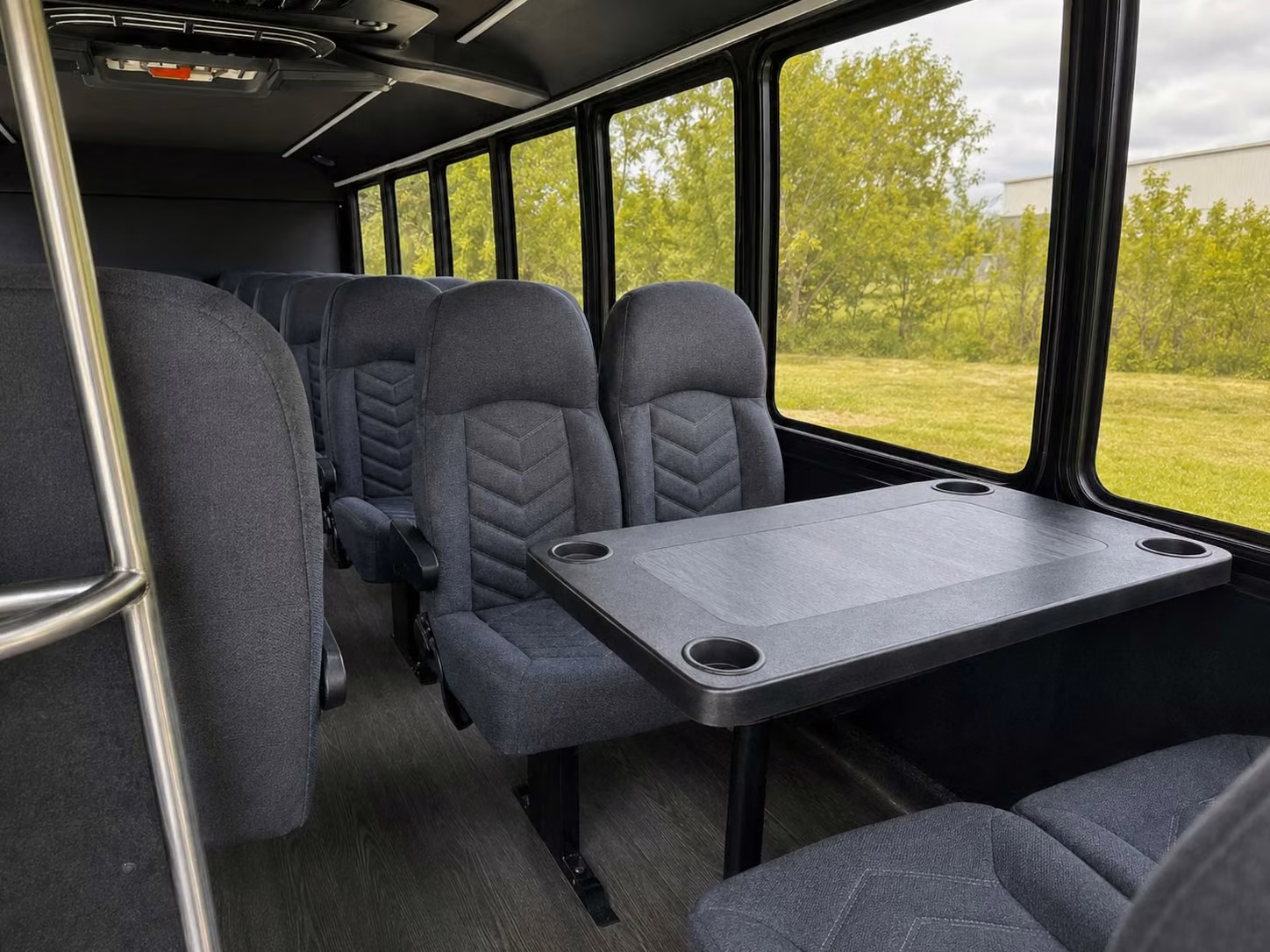 18 passenger minibus interior