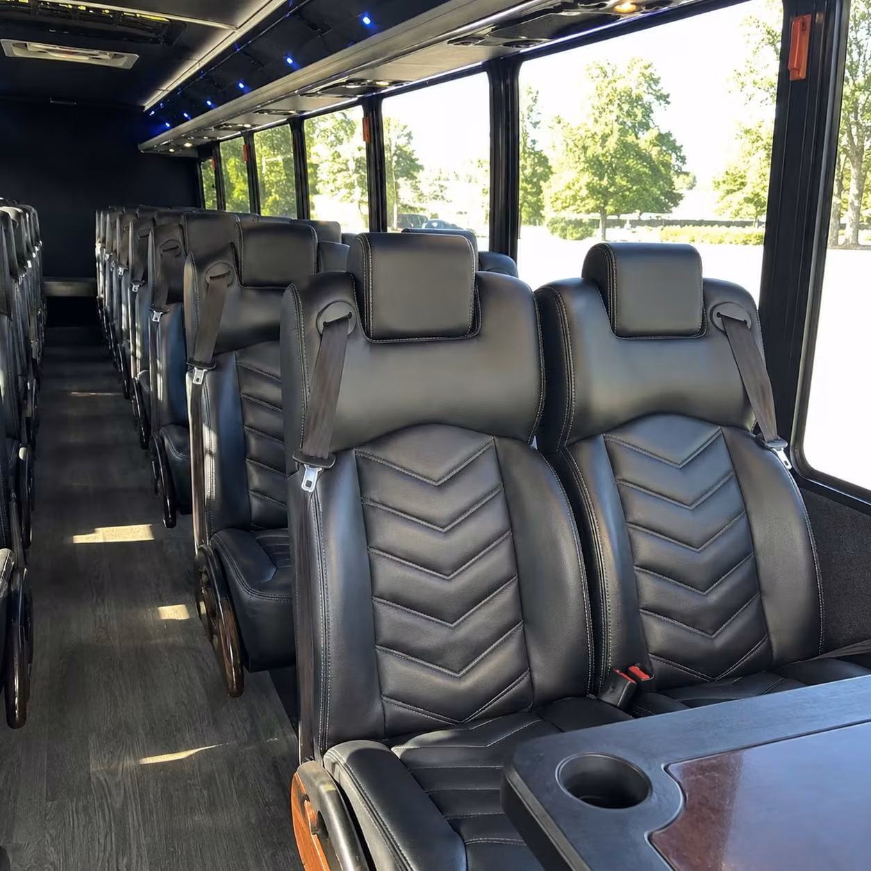30 passenger minibus interior