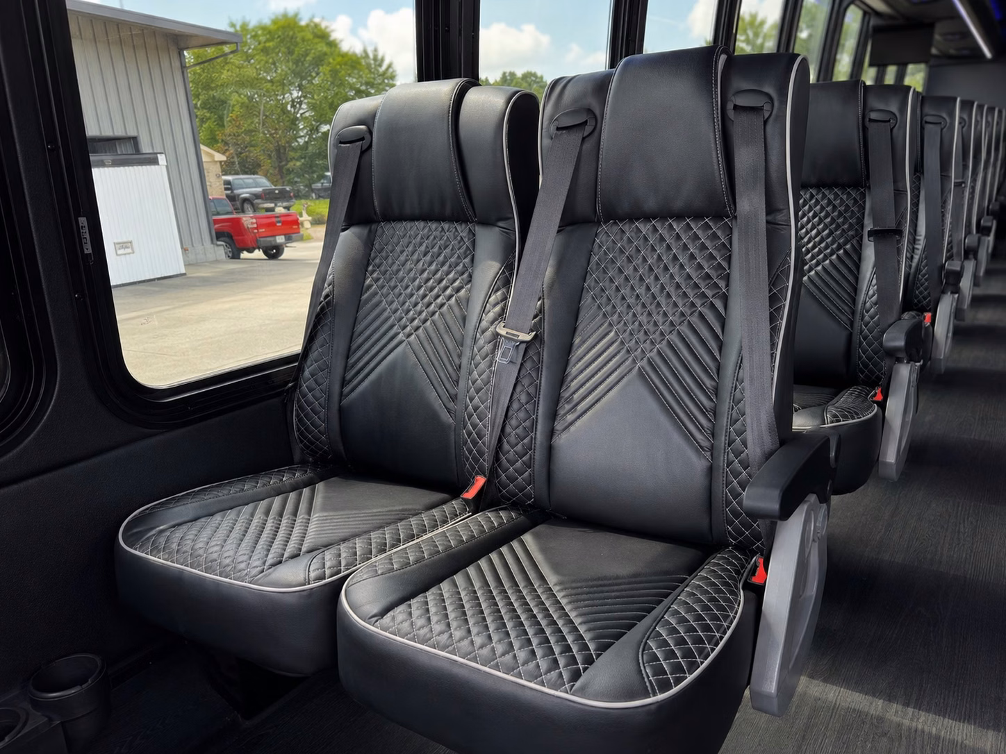 pompano beach charter bus rental inside