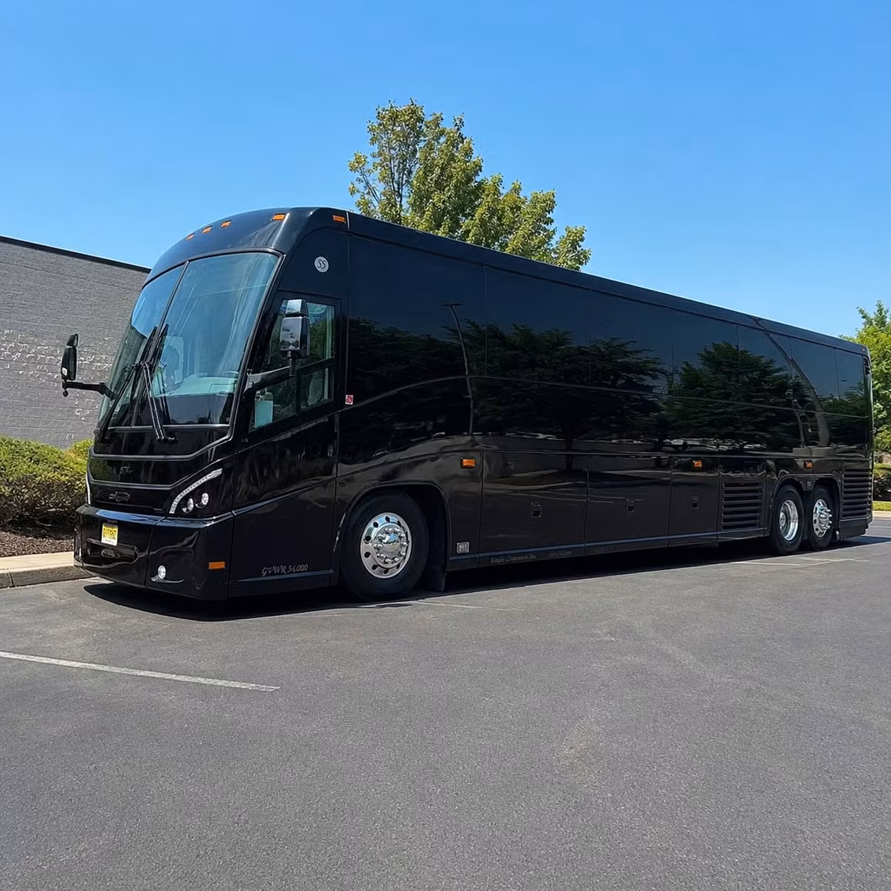 use a charter bus network to move military personnel through broward county on any timeline